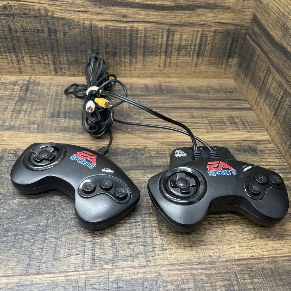 Vintage 2004 EA Sports TV Game Plug N Play Controllers Tested